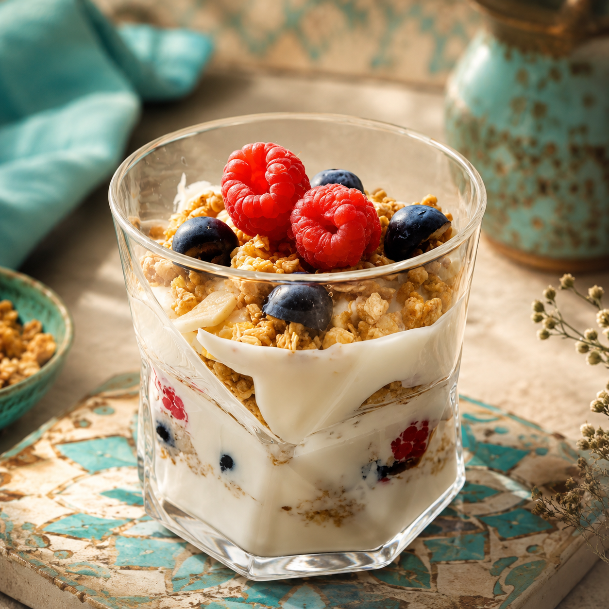 Greek Yogurt & Berry Granola Parfait